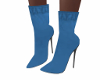 *N* Blue Ankle Boots