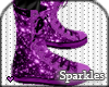 *S Purple Galaxy Sneaker