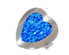 Blue heart ring (Z)