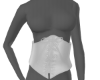 white corset belt