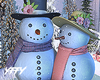 Snowman Couple