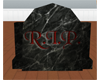Black marble headstone 1
