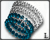 Lg-Manu Blue Bracelets