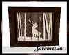 Cozy Winter Deer Art