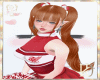 LD cheerleader redhead