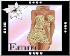 !E! Glitter Gold Dress