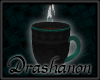 ~D~ Dark Teal Tea Cup