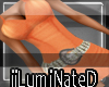 BM orange dress