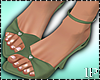 Green Sandals Heels