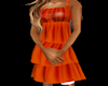 (S) Mini Dress Orange