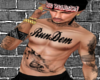 RunDem man chest tattoo