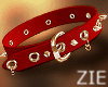 Leopard Choker Red