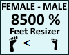 Feet Scaler 8500%