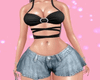 Ruffle denim