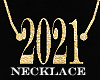 2021 NECKLACE GOLD fem