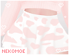 [NEKO] Pink Cow Skirt
