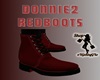DONNIE2 RED BOOTS