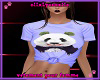 WE! panda blue tee