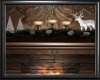 Snow Lake Mantel Decor