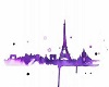 Purple Paris Art