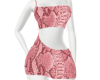[£] Snake Pink Dress