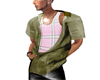 Open Shirt N Vest