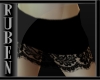 (RM)Black skirt lace
