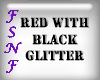 Red and Black Glitter