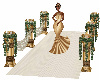 Gold & Ivory 6pc Columns