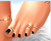 A** Feet +Tattoo Black