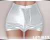 L* Disco Shorts Silver