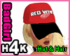 H4K Redwings Hat Hair