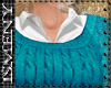 [Is] Top Sweater Aqua