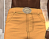 Orange Baggy Jeans