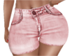 pink denim shorts