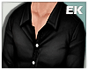 black shirt with button