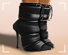 ṩPuffer Heels Black