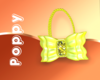 Yellow ribbon purse