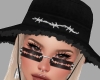♡ Canvas Hat Black