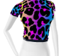 *B*Cute Neon Leopard Tee