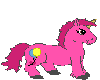 animated pink unicorn