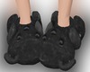 Bear-Charcoal slippers