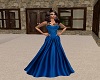 beaded blue gown
