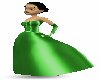 Green Silk Ballgown