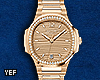 NAUTILUS GOLD WATCH l