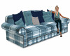 Country Blue Sofa