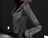 Grey Leather Jacket V2