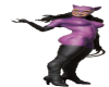 catwoman cutout purple