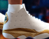 Gold Kicks w/ Socks