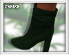 {ZDK} Slouch Booties Grn